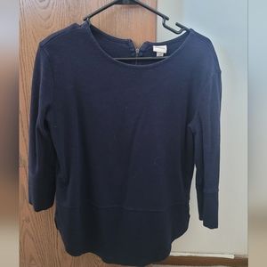Merona dark blue top